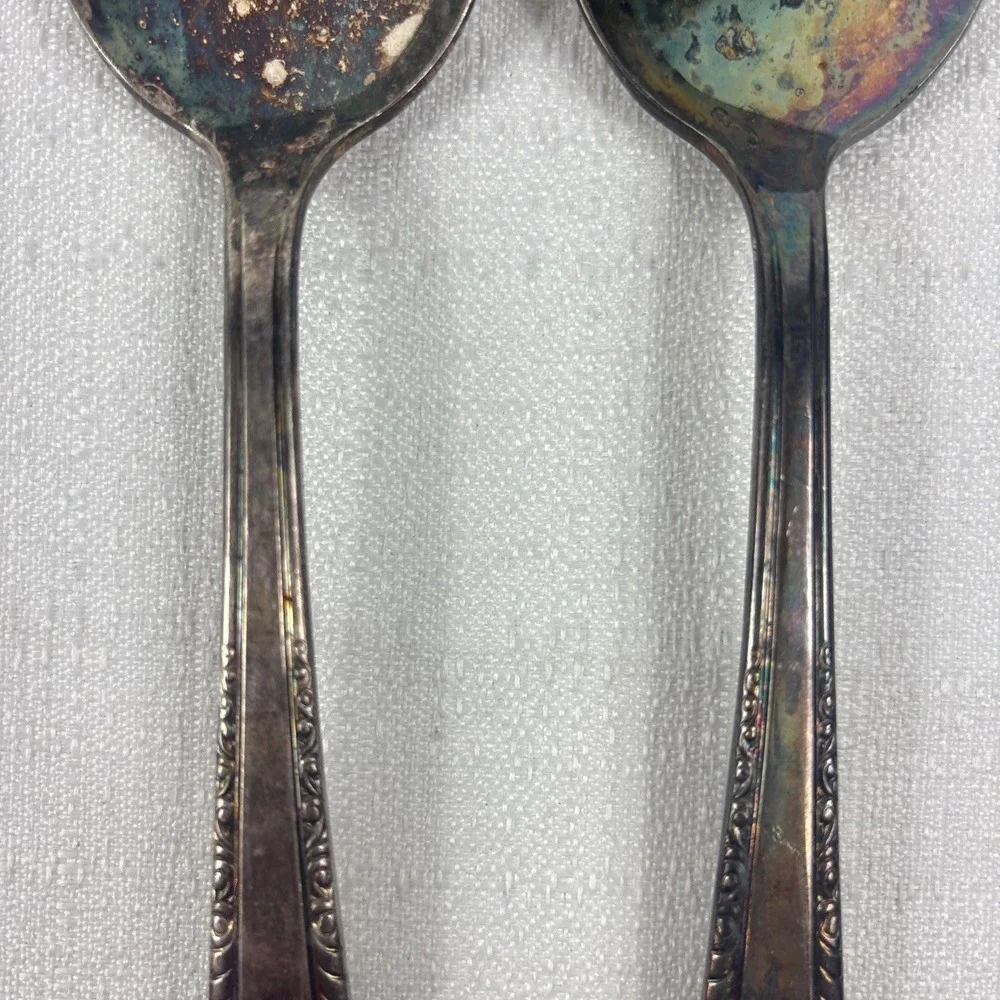 Vintage‎ Harmony House SERENADE Soup Dinner Spoons Set Of 2